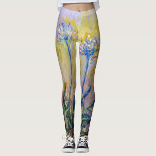 Leggings Claude Monet - Agapanthus