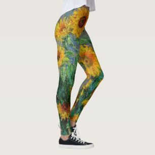 Leggings Claude Monet - Bouquet de tournesols