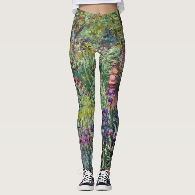 Leggings Claude Monet - Le jardin de l'artiste à Giverny (Devant)