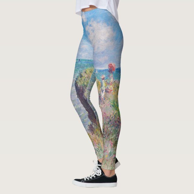 Leggings Claude Monet - Promenade Cliff à Pourville (Gauche)