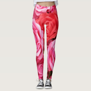 Leggings Closeup Arrière - plan de Rose Rouge Artificielle