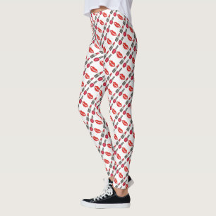Leggings Clou à lèvres Maquillage polonais Beauté Mode Legs