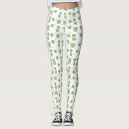 Leggings Clover Shamrock vert de la Saint Patrick
