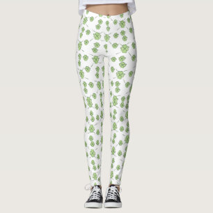 Leggings Clover Shamrock vert de la Saint Patrick