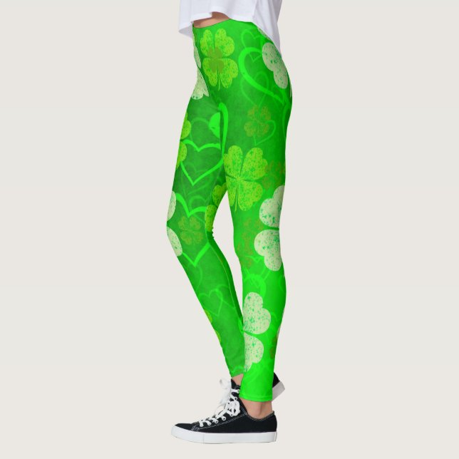 Leggings Clovers et Coeurs (Gauche)