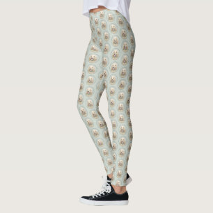 Leggings Cocker Spaniel Buff Peinture - Art Chien original