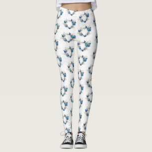 Leggings Coeur bijoux avec papillons Morpho