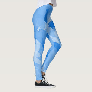 Leggings Cœurs Bleus - Pantalons Femme de Mode