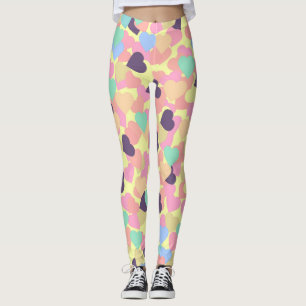 Leggings coeurs de valentine