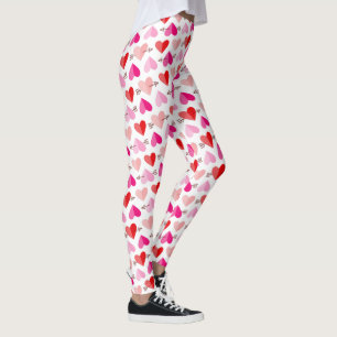 Leggings Coeurs et flèches mignons de Saint-Valentin