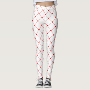 Leggings Coeurs et pattes Carrés
