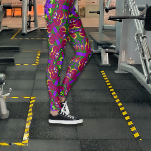 Leggings  Cœurs kaléidoscope - Hearts painting kaleidoscope