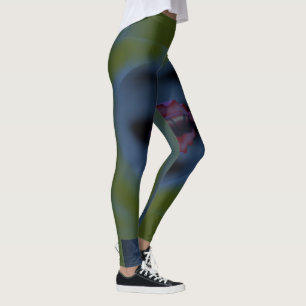 Leggings Coeurs mystérieux art design sombres couleurs brum