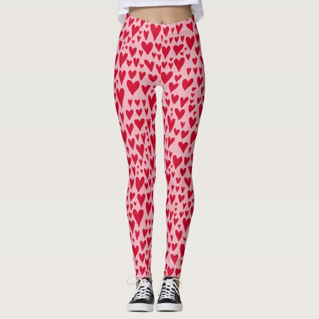 Leggings Coeurs principaux (Devant)