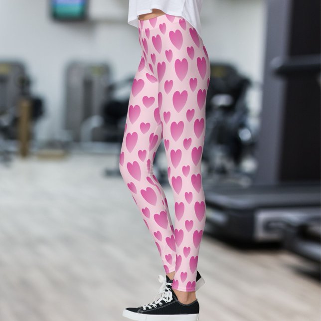 Leggings Coeurs roses (Créateur téléchargé)