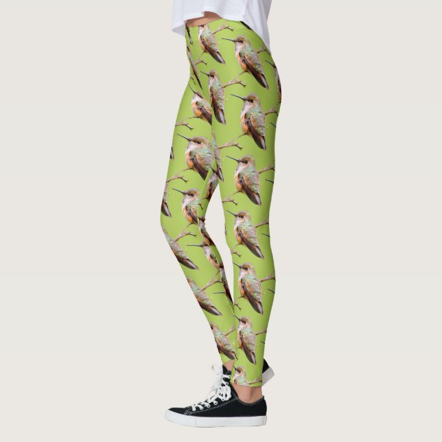 Leggings Colibri roux assis en Californie Lilac (Gauche)