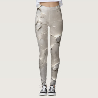 Leggings Collage couleur diamant argenté