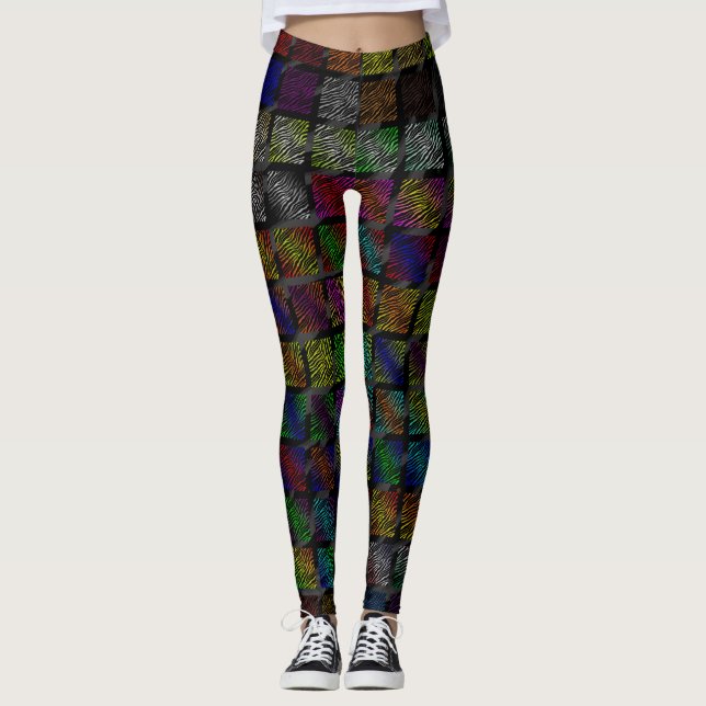 Leggings Collection de bandes SpaceTime arrachées (Devant)