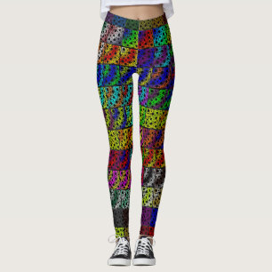 Leggings Collection de points de bulles spatiales