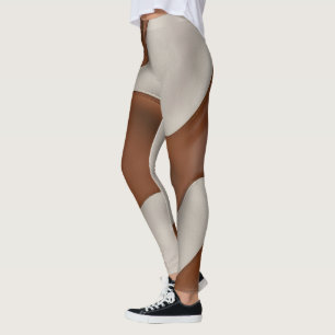 Leggings Collection élégante et luxueuse en cuir de vache s
