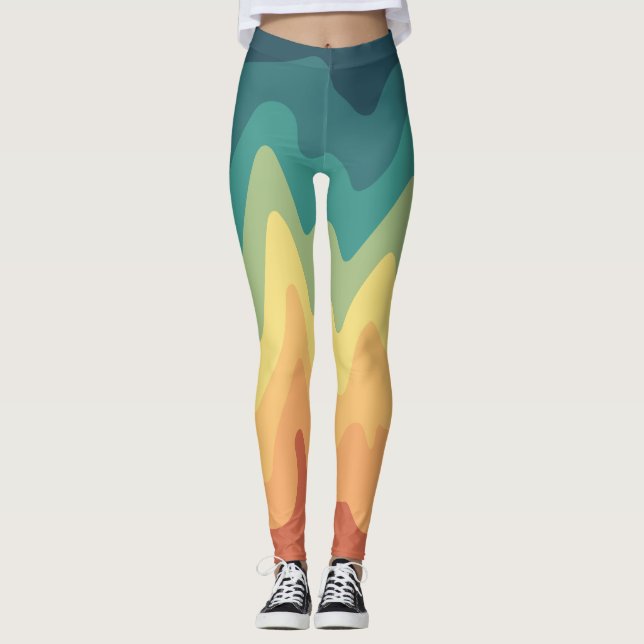 Leggings Color Wave Horizon (Devant)