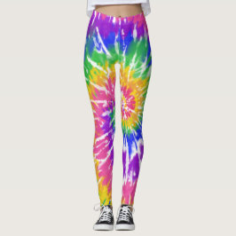 Leggings colorant à cravate