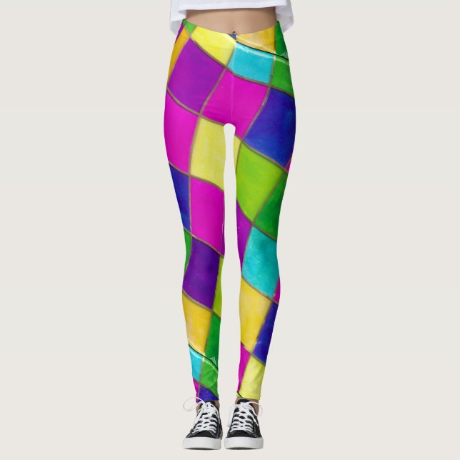 Leggings Coloré Snazzy Leggins Stainglass (Devant)