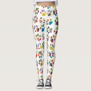 Leggings colorés Doggie Paws