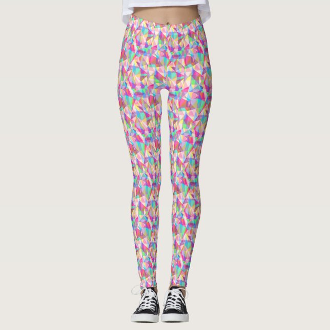 Leggings Colorful geometry (Devant)