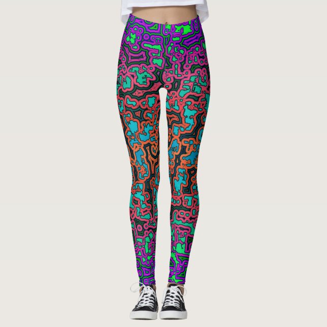 Leggings Colorful Labyrinth♥ (Devant)