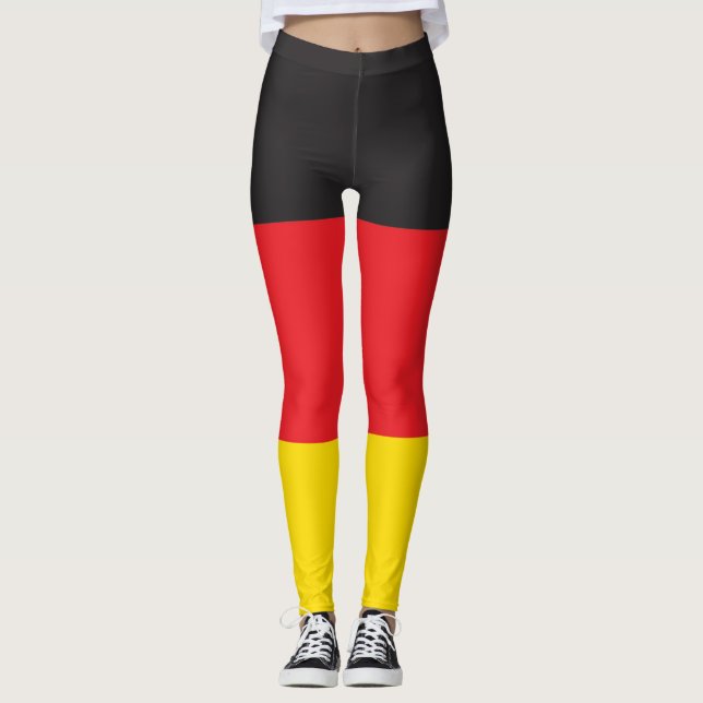 Leggings Combinaison de 3 couleurs, indicateur (Devant)