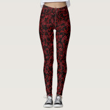 Commodité Yoga fleurs rouge foncé