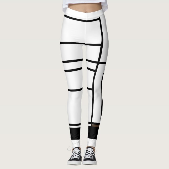 Leggings Composition I avec Brown (Devant)