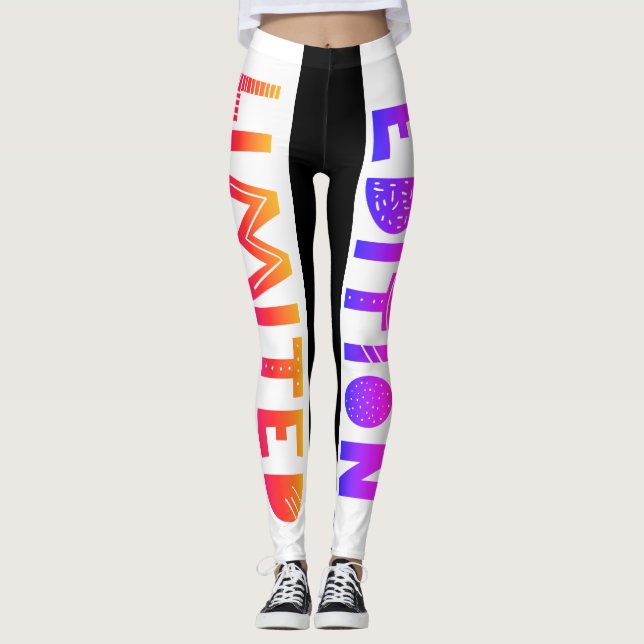 Leggings Concepteur | ÉDITION LIMITÉE | Plaisir sportif col (Devant)