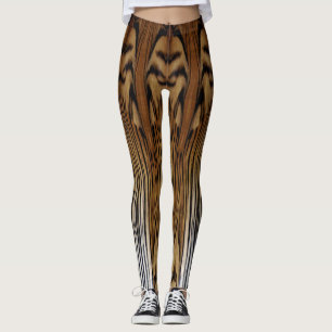 Leggings Conception abstraite de la fourrure de tigre