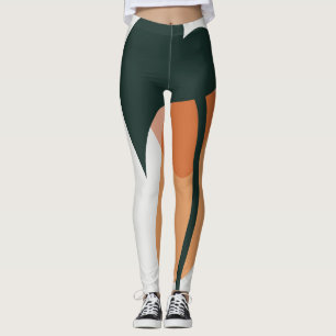 Leggings Conception Abstraite des feuilles