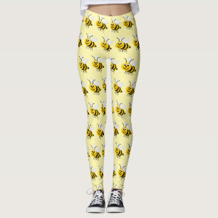 Leggings Conception d'abeilles que vous choisissez Couleur