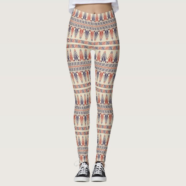 Leggings Conception de broderie de Palestina (Devant)