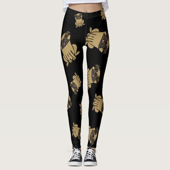 Leggings Conception de carlins (Devant)