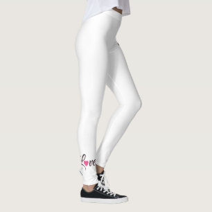 Leggings Conception de cœur pointillé minimal