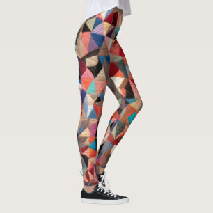 Leggings Conception de courtepointe folle