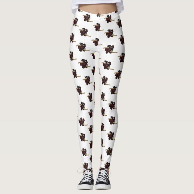 Leggings Conception de dés non fiables (Devant)