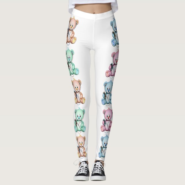 Leggings Conception de guêtres de NOUNOURS de Paul Jaworski (Devant)