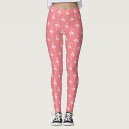 Leggings Conception de la série de Flamants roses d'appel d