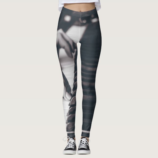 Leggings Conception de piano géniale (Devant)