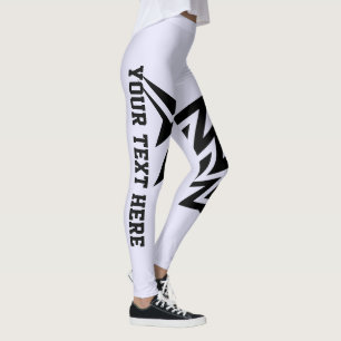 Leggings Conception d'étoile tribale personnalisée lavande
