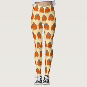 Leggings Conception d'orang-outan Vous choisissez la couleu