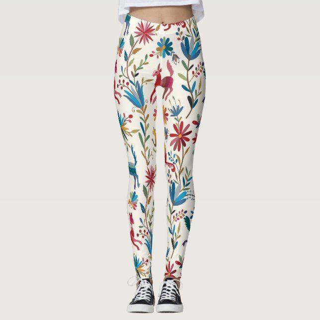 Leggings Conception inspirée d'Otomi (Devant)