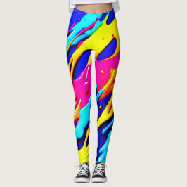 Leggings Conception Neon Splatter