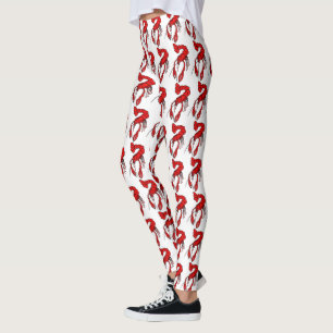 Leggings Conception rouge d'écrevisses d'amusement